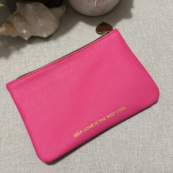 Ipsy “Self Love Is The Best Love” Marbled Water Color Vibes Makeup Bag-Like New - Picture 2 of 9